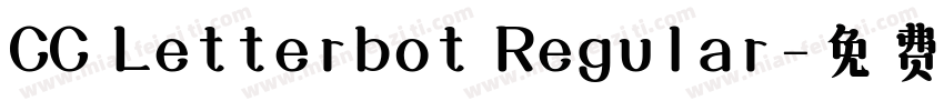 CC Letterbot Regular字体转换